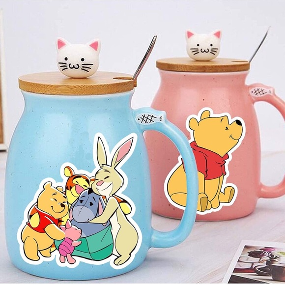 Whinnie The Pooh Stickers 12 Vinyl Stickers - Mystery Bundle - Picture 5 of 5